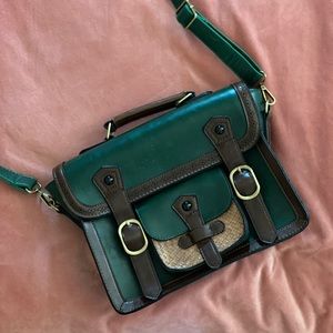 Green Cottagecore style Crossbody